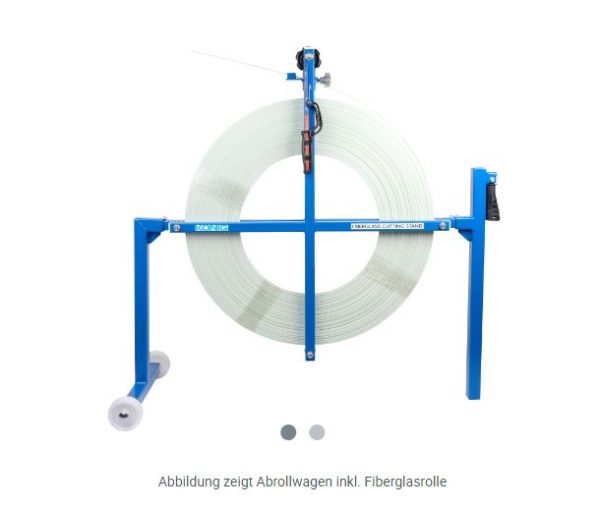 Fiberglasabrollwagen