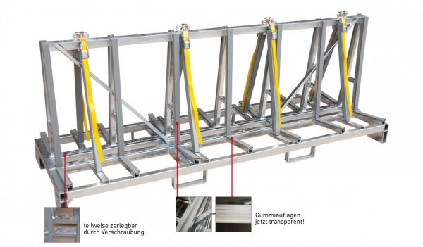 Küchenplatten-Transportgestell 3 m