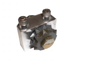 Stockrolle mit Lagerbock