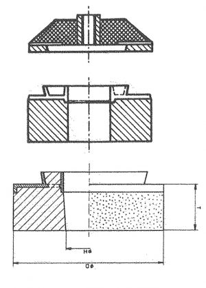 SF Schleifringe,  Keramische Bindung
Dm. 100mm