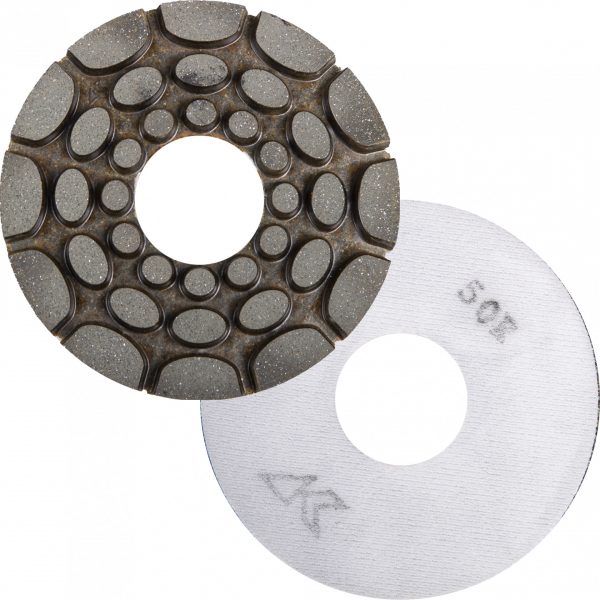 Twincur EG2 Kantenschleifbelag Dm.125 mm + Dm. 150 mm, Klettverschluss