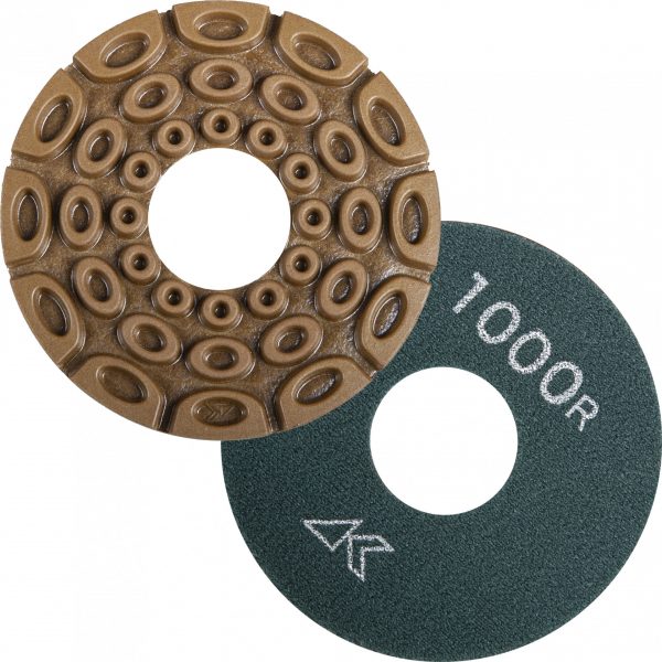 Twincur EG2 Kantenschleifbelag Dm.125 mm + Dm. 150 mm, Klettverschluss – Bild 5