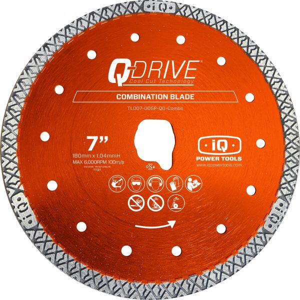 Diamantscheiben Q-Drive, Dm.180 mm