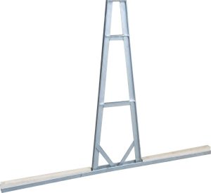 A-Bock mit bodenseitiger Holzauflage